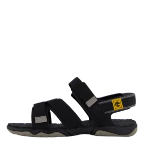 2 Strap Sandal Jet Black
