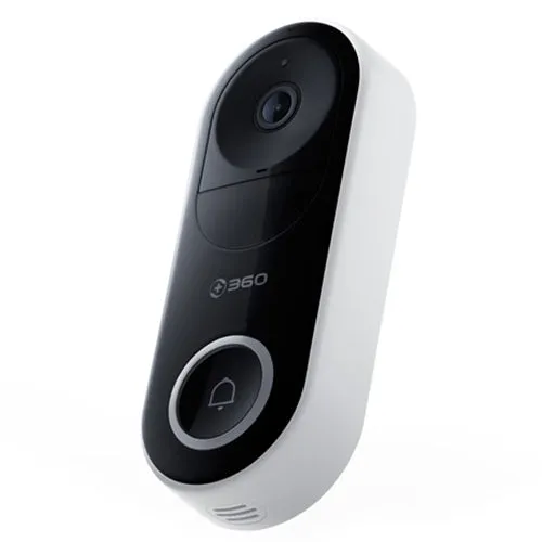 360 D819 Remote Monitoring / Wireless WiFi / Visitor Recognition / Video Call / Ultra Clear Night Vision Smart Camera Doorbell