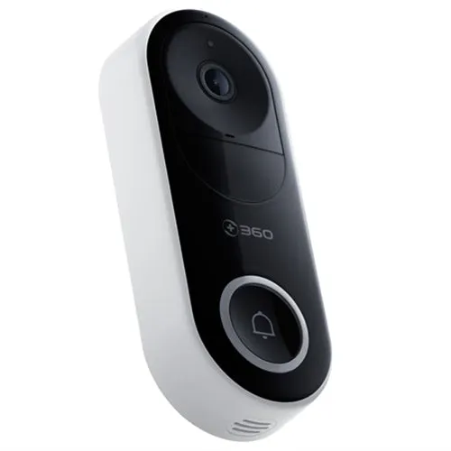 360 D819 Remote Monitoring / Wireless WiFi / Visitor Recognition / Video Call / Ultra Clear Night Vision Smart Camera Doorbell