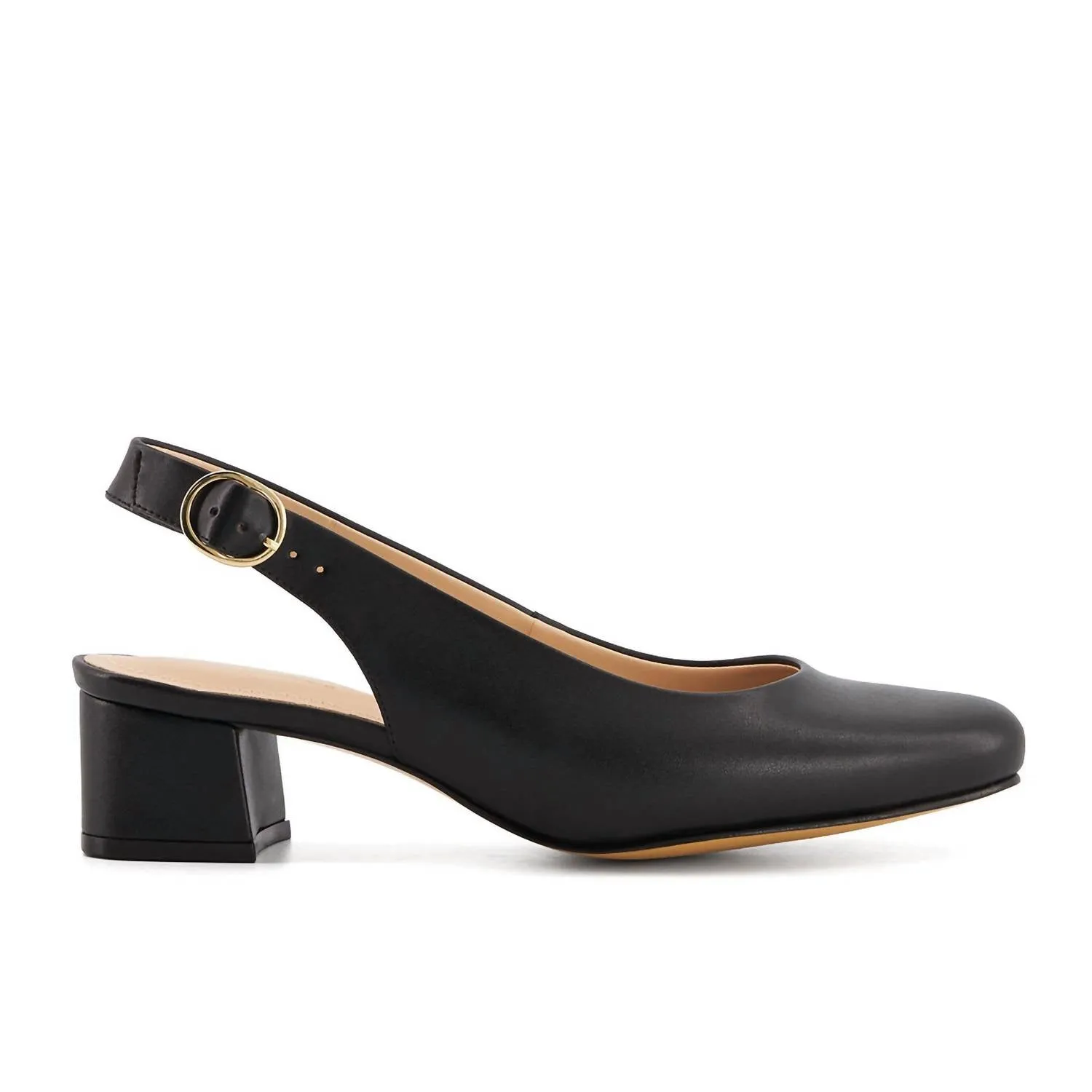 Andrea - Women's Heeled Slingback Flats