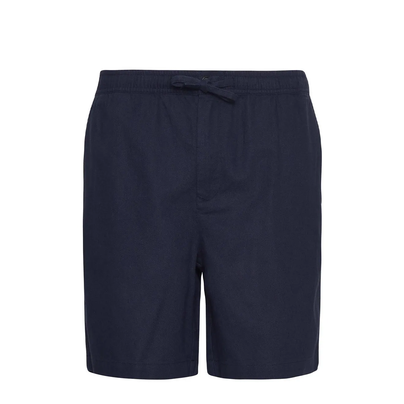 Barbour Cotton Linen Relaxed Short Navy