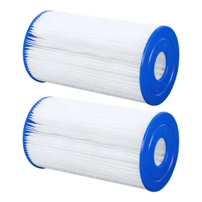 Bestway Flowclear Type IV & B Pool Filter Pump Replacement Cartridge (2 Pack)