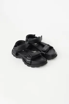 Black Chunky Strappy Sandal