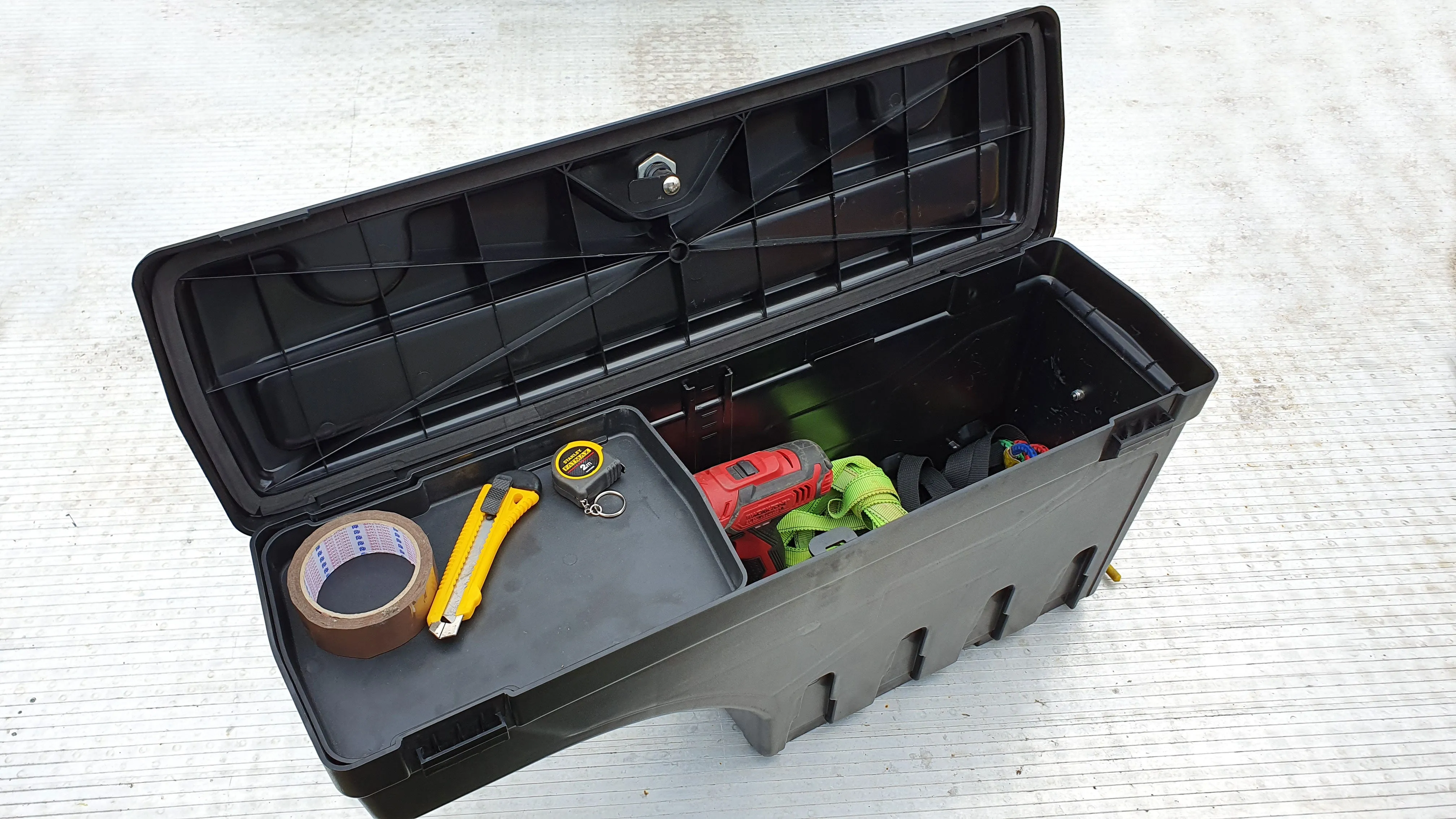 Ford F150 F250 F350 2013-2024 SMART TUB LOCKER - Secure Swing Lift out Case