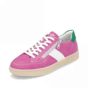 Remonte - D2C02-31  - Pink Zip Up Trainer