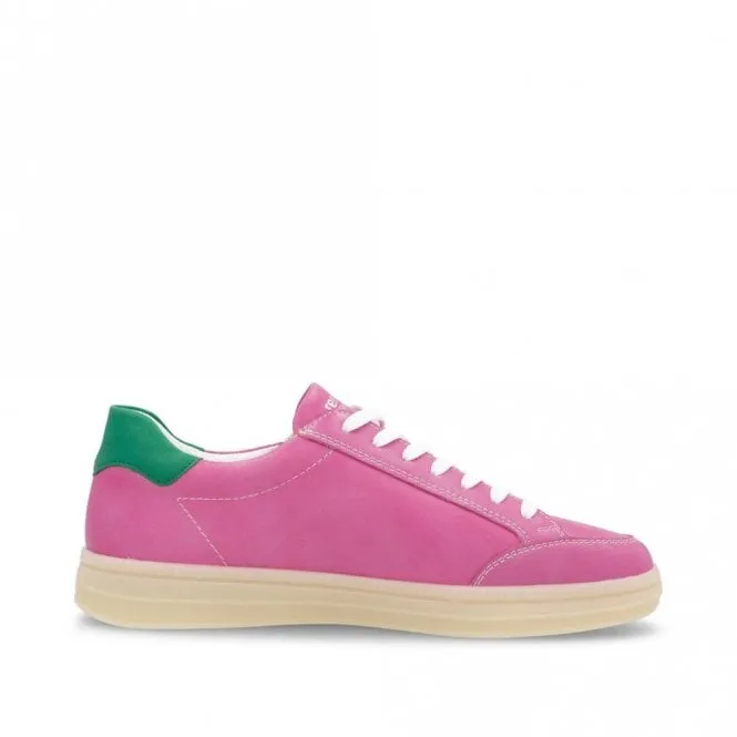 Remonte - D2C02-31  - Pink Zip Up Trainer