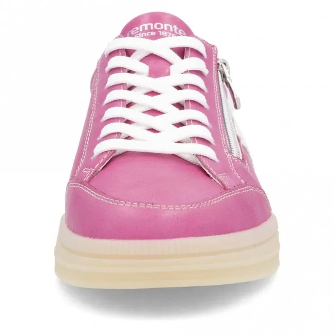 Remonte - D2C02-31  - Pink Zip Up Trainer