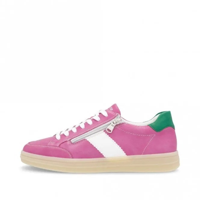 Remonte - D2C02-31  - Pink Zip Up Trainer