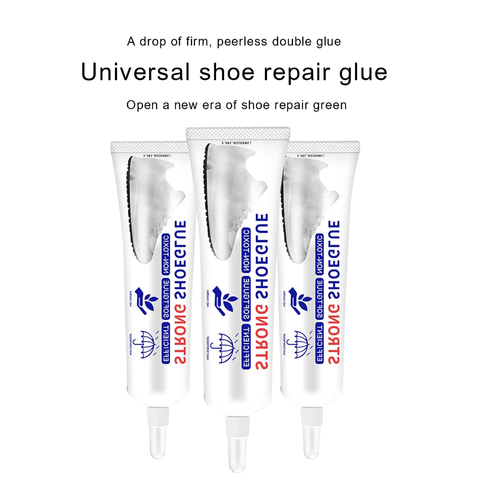 Shoe Repair Glue: Instant Shoe Repair Glue for Professionals Transparent Product Washable Fast Setting 60ml 3 Packs