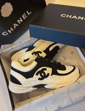 White/Black CC Trainers
