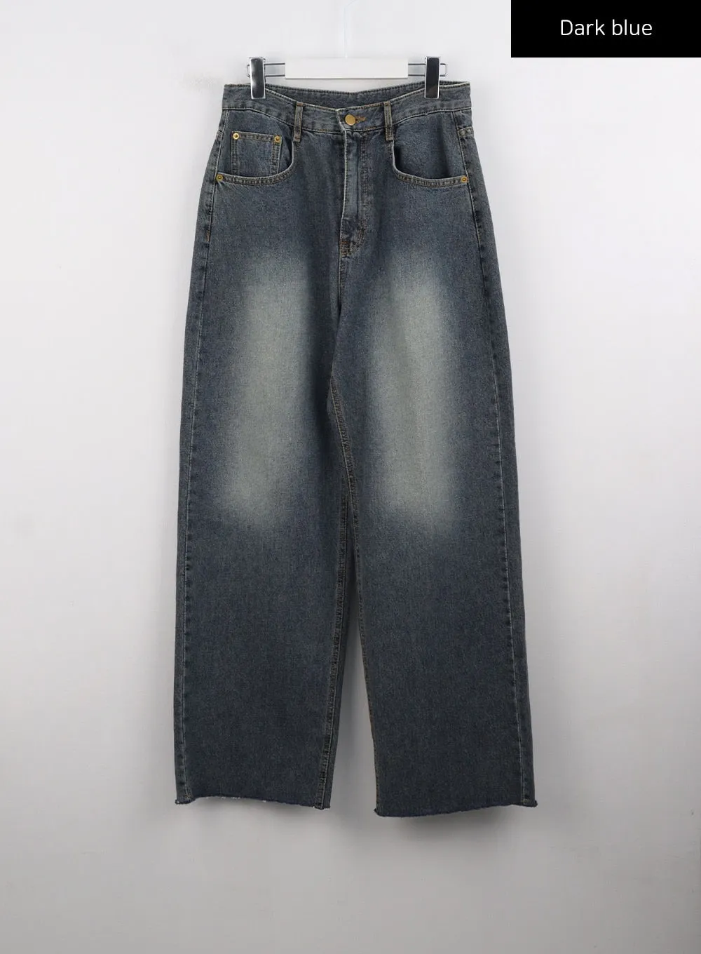 Wide Fit Washed Jeans CG314