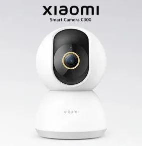 Xiaomi Smart Camera C300 With super clear 2K image quality and upgraded AI 3 megapixel | F1.4 large aperture | Full colour in low-light | AI human detection